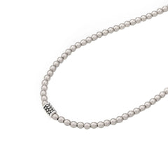 Chaseldor Nova Gray Natural Stone Men's Necklace