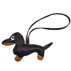 Atelier Galin Dachsund Bag Charm Black