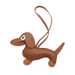 Atelier Galin Dachsund Bag Charm Brown