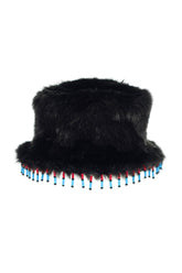 WAYT Dallas Hat Black & Beaded