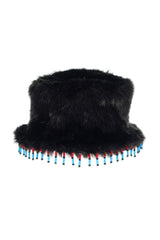 WAYT Dallas Hat Black & Beaded