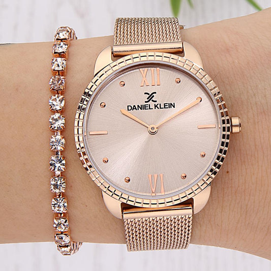 DANIEL KLEIN DK.1.12912.2 Bileklik Hediyeli Kadın Kol Saati