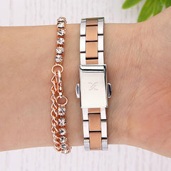 DANIEL KLEIN DKE.1.10677-9 Bileklik Hediyeli Kadın Kol Saati