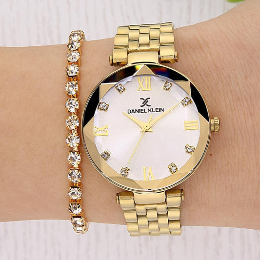 DANIEL KLEIN DKE.1.10811-2 Bileklik Hediyeli Kadın Kol Saati