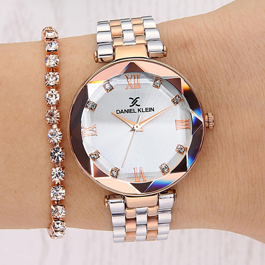 DANIEL KLEIN DKE.1.10811-6 Bileklik Hediyeli Kadın Kol Saati