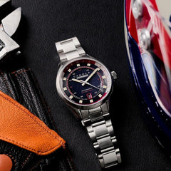 DFV-COSWORTH HELMET WATCH WINDER SET ALFRED LIMITED EDITION CD-1025-99 Otomatik Erkek Kol Saati