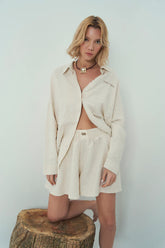 Wear Three Points Lyna Linen Şort