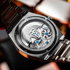 DRAKE DUAL TIME ES-8291-44 Otomatik Erkek Kol Saati