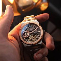 DRAKE DUAL TIME ES-8291-44 Otomatik Erkek Kol Saati