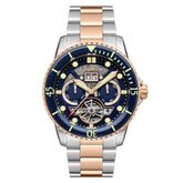 DUNCAN GRAND DATE OPEN HEART ES-8174-BB Otomatik Erkek Kol Saati