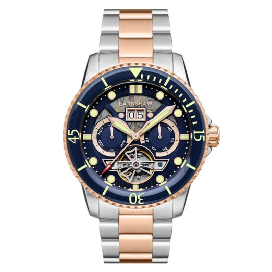 DUNCAN GRAND DATE OPEN HEART ES-8174-BB Otomatik Erkek Kol Saati