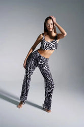 RAMMÈ Animal Print Siyah ve Beyaz Top