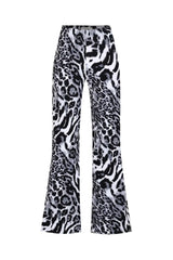 RAMMÈ Animal Print Black And White Pant