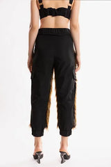 RAMMÈ Raider Pant with Animal Print Fur