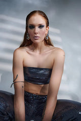 RAMMÈ Ala Glamour Grey Top