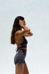 IAMLOVEIN Eclipse' Shirring Shorts