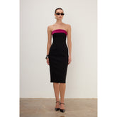 Salea Saléa ELERA STRAPLESS MIDI
