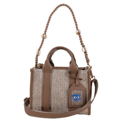 EYNACO City Bag Medium Wicker Beige