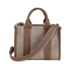 EYNACO City Bag Medium Wicker Beige