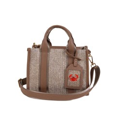 EYNACO City Bag Medium Wicker Beige