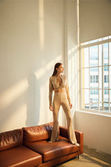 Wear Three Points Beige Terra Trousers