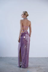 Saléa Glow Sequin In Lavander