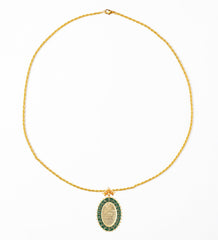 Maison Lygos Sophia Oval Medaillon