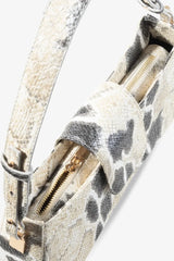 Loventa Ayarlanabilir Omuz Çantası Greta (Özelleştirilebilir) Yılan Desenli