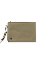 Dellel Deri Haki Yaya Clutch