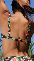 IAMLOVEIN Hawaii Black' Mum Bikini Top