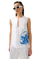 Knitology KNTLGY Helenic Fingerprint Blouse