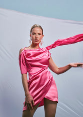 Two's Touch Zena Elbise Fushia
