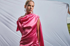 Two's Touch Zena Dress Fushia