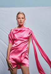 Two's Touch Zena Dress Fushia