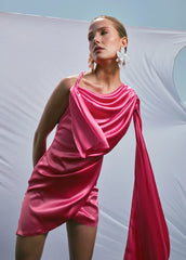 Two's Touch Zena Dress Fushia