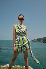 Two's Touch Debra Dress Zebra