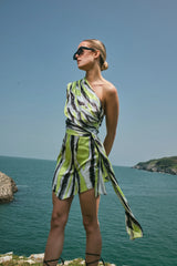 Two's Touch Debra Dress Zebra