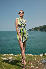 Two's Touch Debra Dress Zebra