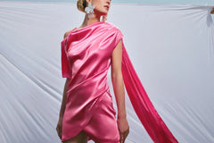 Two's Touch Zena Dress Fushia