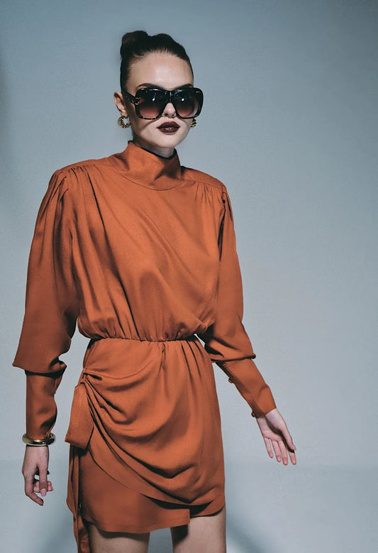 Two's Touch Elle Dress Orange (Limited Edition)