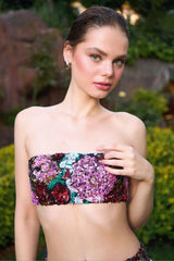 Saléa Pivoine Garden Crop Top
