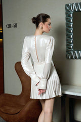 Saléa Jacqueline Cute Briller İn Beige Dress