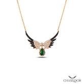 Chaseldor Silver Wing Necklace