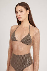 Saléa Shiny Gold Handmade Dress