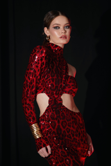 Saléa Scarlet Reviere In Red Sequin