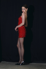 Saléa Rouge Envoulant Sequin In Mini