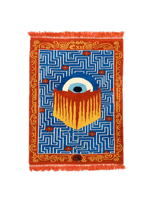 NAZAR Hand Woven Modern Wool Carpet