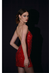 Saléa Rouge Envoulant Sequin In Mini