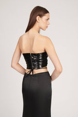 Saléa Goddes Shiny Black Top