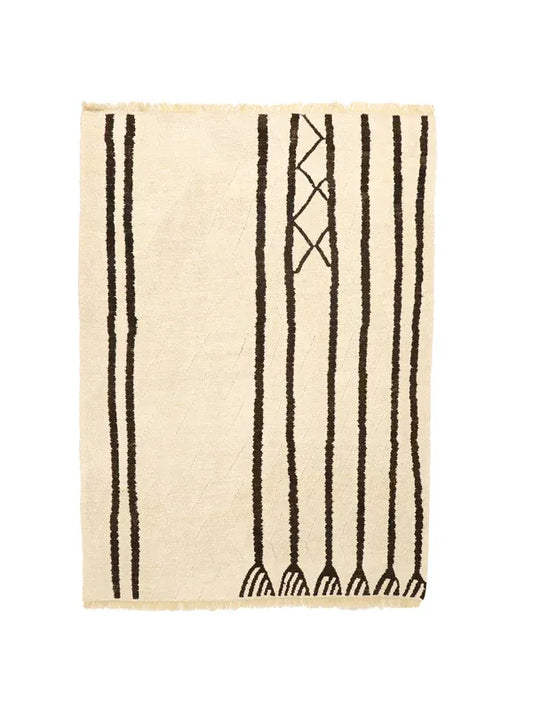 KENDIR Hand Woven Upcycle Hemp Rug